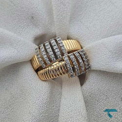 انگشتر یورمن طرح طلا Ring-8685-L