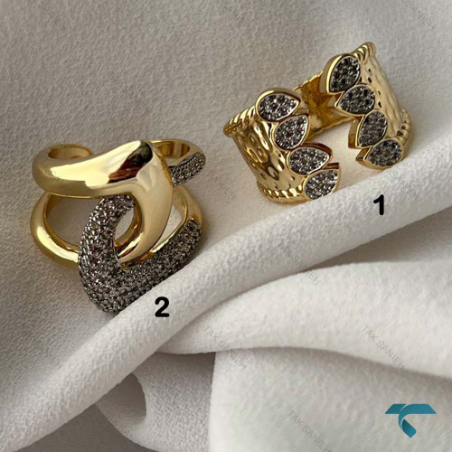 انگشتر طلایی نگین دار Ring-8686-L