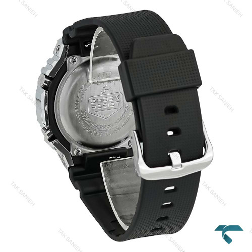 جی شاک GM-2100 مردانه سیلور صفحه طوسی بند رابر مشکی GShock-8717-G جی شاک GM-2100 مردانه سیلور صفحه طوسی بند رابر مشکی GShock-8717-G
