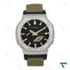 ساعت جی شاک GM-2100 مردانه سیلور بند برزنت سبز Casio-7321-G ساعت جی شاک GM-2100 مردانه سیلور بند برزنت سبز Casio-7321-G