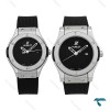 ساعت ست هوبلو سیلور مشکی صفحه مهندسی Hublot-7368-S