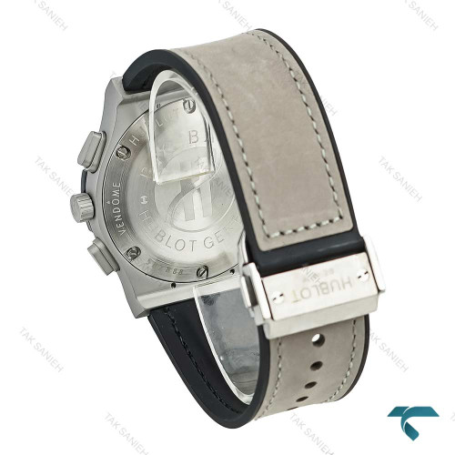 ساعت Hublot مردانه سه موتوره طوسی صفحه مشکی Hublot-7369-G