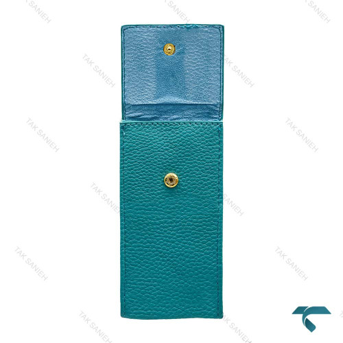 کیف ساعت مچی مسافرتی چرم سبزآبی TWB-SkyBlue-7361-U
