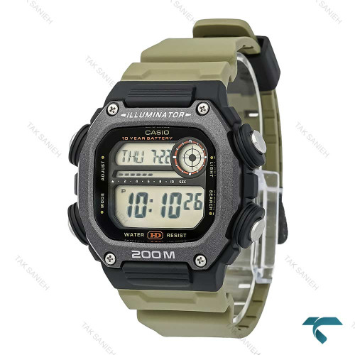 ساعت مردانه کاسیو  DW-291HX-5AVDF مشکی سبز Casio-7398-G