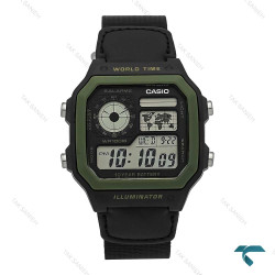 ساعت Casio مردانه AE-1200WH بند برزنت Casio-7403-G