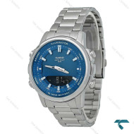 ساعت مردانه کاسیو AMW-880D-2A1V اورجینال سیلور صفحه آبی Casio-7415-G