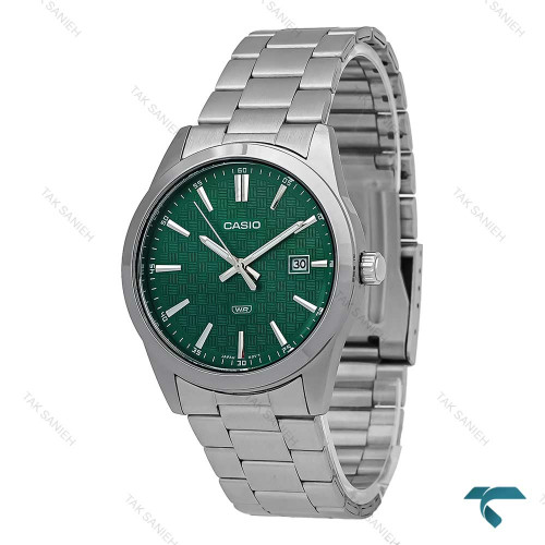 ساعت کاسیو MTP-VD03d-3a1 مردانه سیلور صفحه سبز Casio-7431-G