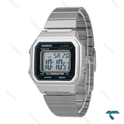 ساعت کاسیو نوستالژی B650W مردانه اصلی نقره ای  Casio-7436-G