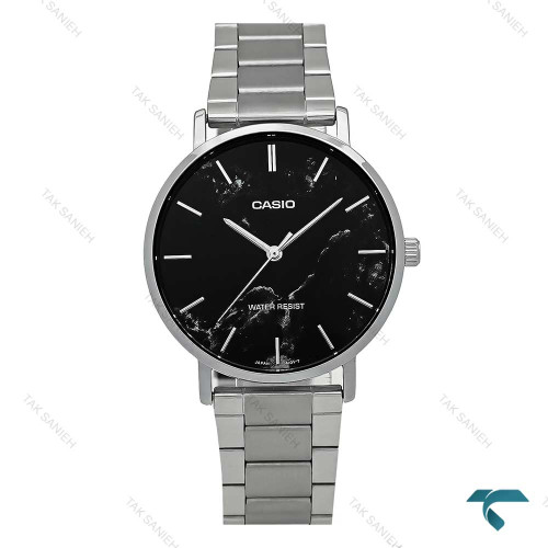 ساعت کاسیو MTP-VT01DM-1A مردانه سیلور صفحه مشکی Casio-7456-G ساعت کاسیو MTP-VT01DM-1A مردانه سیلور صفحه مشکی Casio-7456-G