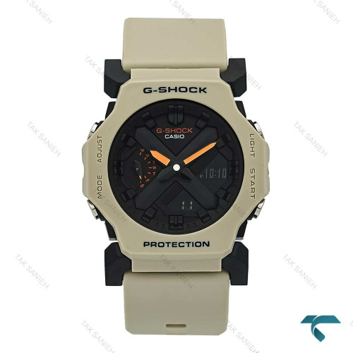 ساعت کاسیو جی شاک GA2300 کرمی Casio-7498-U ساعت کاسیو جی شاک GA2300 کرمی Casio-7498-U
