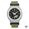 ساعت زنانه جی شاک GM-S2100 سیلور بند برزنت سبز G-Shock-7534-L ساعت زنانه جی شاک GM-S2100 سیلور بند برزنت سبز G-Shock-7534-L