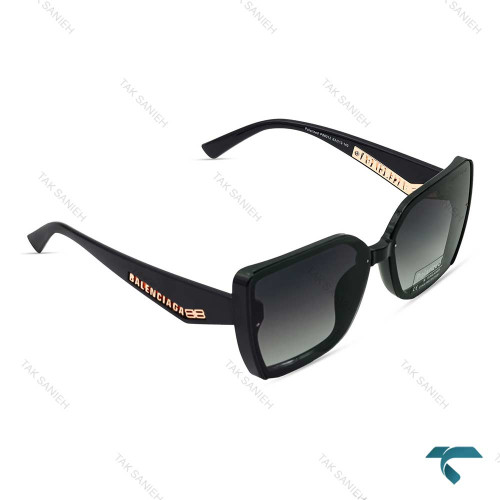 عینک آفتابی بلنسیاگا زنانه مشکی پولار Balenciaga-7544-L