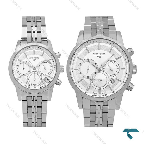 ساعت سیکو ست سه موتوره تمام استیل Seiko-8739-S ساعت سیکو ست سه موتوره تمام استیل Seiko-8739-S