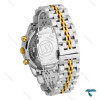 ساعت سیکو دورنگ طلایی کورنوگراف صفحه مشکی Seiko-8745-G