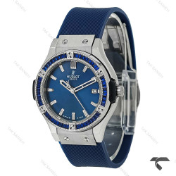 ساعت زنانه هابلوت سیلور سرمه ای دورنگین Hublot-9857-L ساعت زنانه هابلوت سیلور سرمه ای دورنگین Hublot-9857-L