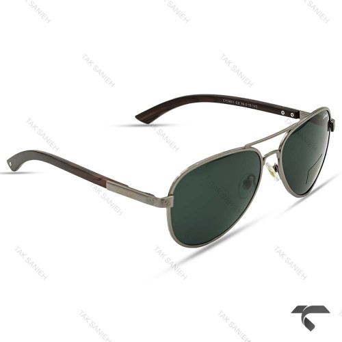 عینک دودی مردانه کارتیه CT2851-2 شیشه سبز دسته قهوه ای Cartier-9862-G عینک دودی مردانه کارتیه CT2851-2 شیشه سبز دسته قهوه ای Cartier-9862-G