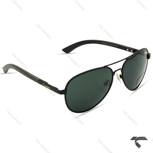 عینک کارتیه مردانه CT2851-7 خلبانی مشکی Cartier-9867-G