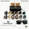 عینک جنتل مانستر RE2569-7 پلاریزه قهوه ای روشن GentleMonster-9881-U