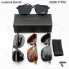 عینک دودی پورشه دیزاین P1087-3 مردانه طلایی قهوه ای Porsche-9901-G عینک دودی پورشه دیزاین P1087-3 مردانه طلایی قهوه ای Porsche-9901-G