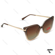 عینک دودی زنانه اسپریت 95811-5 پلاریزه قهوه ای Spirit-9918-L