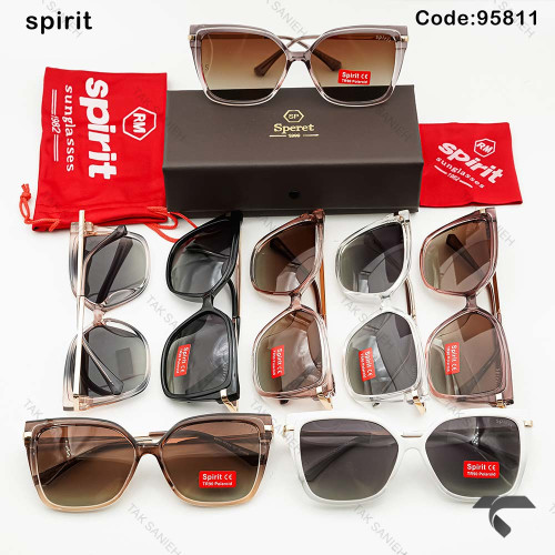 عینک اسپریت 95811-4 پلاریزه TR90 زنانه قاب سفید Spirit-9917-L