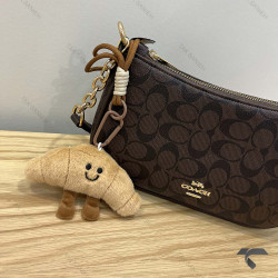 چارم بگ کروسان طرح جلی کت  Charm bag-9935-L
