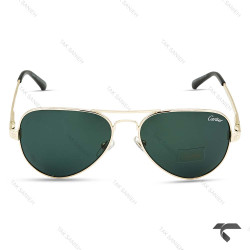 عینک آفتابی خلبانی کارتیه مردانه P2863-1 قاب طلایی Cartier-9967-G