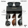 عینک قهوه ای کارتیه مردانه P8357-3 پولار Cartier-9975-G