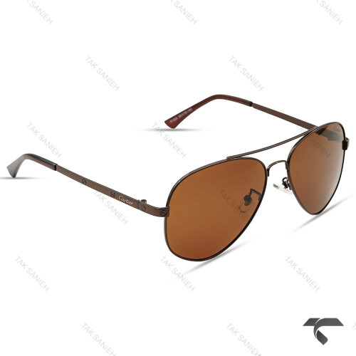 عینک آفتابی کارته قهوه ای P1024-2 مردانه Cartier-9978-G