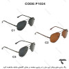 عینک مردانه فول مشکی خلبانی P1024-3 کارتیه Cartier-9979-G