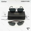 عینک دودی مردانه کارتیه p1030-2 پلار Cartier-9984-G