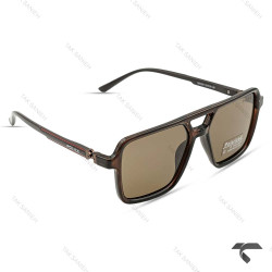 عینک آفتابی مردانه پلیس RE2593-6 دسته 360 درجه قهوه ای Police-10017-G