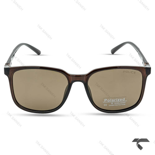 عینک پلیس قهوه ای RE2597-4 مردانه دسته 360 درجه Police-10027-G