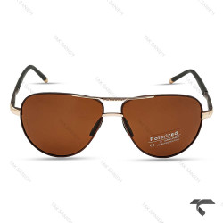 عینک پورشه دیزاین مردانه P1090-2 پلاریزه قهوه ای Cartier-9987-G