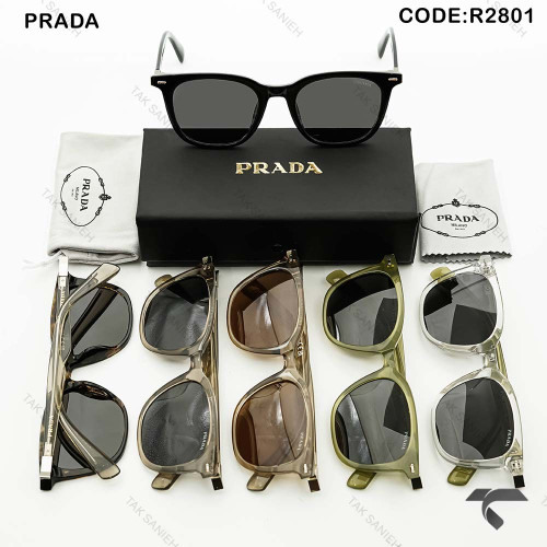 عینک پرادا آفتابی R2801-1 یو وی 400 پلاریزه Prada-10037-U