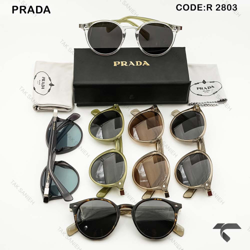 عینک پرادا R2803-6 فیلی شیشه سرمه ای Prada-10047-U