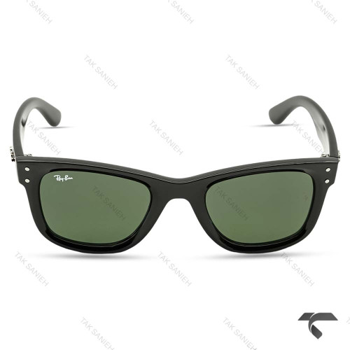 عینک ریبن RB0502-3 فریم کائوچوبی مشکی شیشه سبز RayBan-10060-U