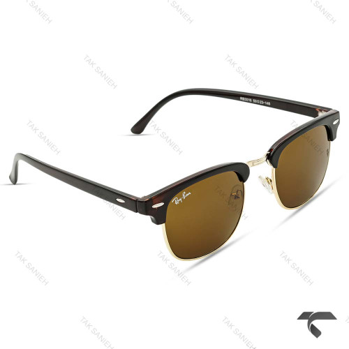 عینک آفتابی ری بن RB3016-3 پلاریزه شیشه قهوه ای RayBan-10075-U
