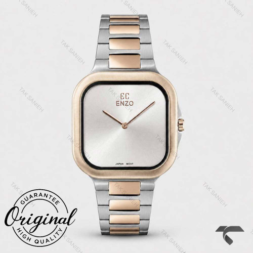 ساعت انزو EC-1706KEG مردانه تمام استیل دورنگ رزگلد Enzo-10107-G ساعت انزو EC-1706KEG مردانه تمام استیل دورنگ رزگلد Enzo-10107-G