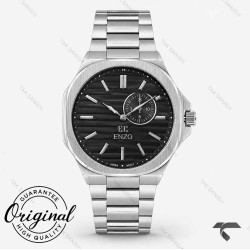 ساعت انزو مردانه EC-1707ABG استیل صفحه مشکی Enzo-10115-G