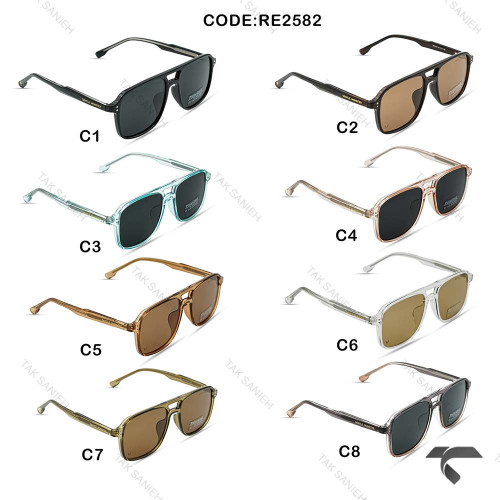 عینک قهوه ای سوخته جنتل مانستر RE2582-2 پلاریزه GentleMonster-10143-U