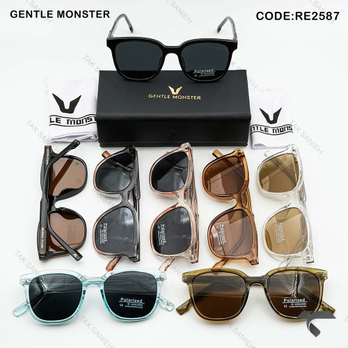عینک آفتابی مشکی جنتل مانستر RE2587-1 پلاریزه GentleMonster-10150-U