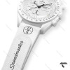 امگا سواچ ماموریت به ماه اسنوپی بند رابر جدید سفید Swatch-10217-U