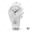 امگا سواچ ماموریت به ماه اسنوپی بند رابر جدید سفید Swatch-10217-U