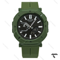 ساعت کاسیو پروترک مردانه بند رابر سبز Protrek-10163-G