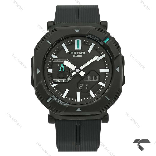 ساعت پروترک مردانه بند رابر طوسی Protrek-10164-G