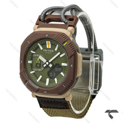 ساعت کاسیو پروترک PRJ-B001 سبز قهوه ای بند کشی Protrek-10169-G ساعت کاسیو پروترک PRJ-B001 سبز قهوه ای بند کشی Protrek-10169-G