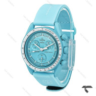 امگا سواچ ماموریت به اورانوس بند رابر آبی Swatch-10194-U