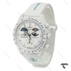امگا سواچ مون واچ من همه رو شکست میدم... بند رابر سفید Swatch-10201-U