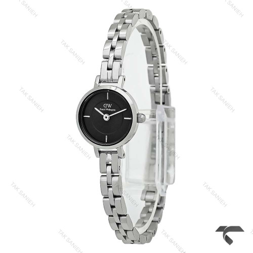 ساعت دنیل ولینگتون زنانه Petite مینی سیلور صفحه مشکی DW-10438-L ساعت دنیل ولینگتون زنانه Petite مینی سیلور صفحه مشکی DW-10438-L